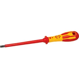 CK Dextro VDE Insulated Parallel Slotted Screwdriver - 5.5mm, 125mm