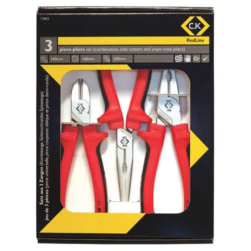 CK RedLine 3 Piece Plier Set