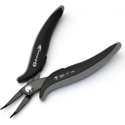 CK Ecotronic Bent Snipe Nose ESD Pliers - 152mm