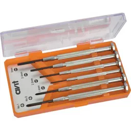 Avit 6 Piece Precision Phillips and Slotted Screwdriver Set