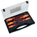 Avit 5 Piece Insulated Pozi and Slotted Screwdriver Set