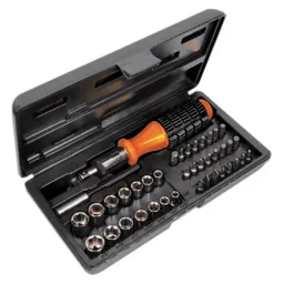 Avit 40 Piece 1/4" Drive Hex Socket and Screwdriver Bit Set Metric and Imperial