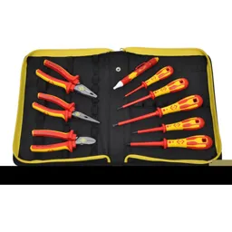 CK 9 Piece VDE Insulated Pliers and Pozi Screwdriver Kit