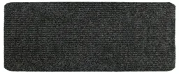Plain Dark grey Runner (L)1.5m (W)0.5m
