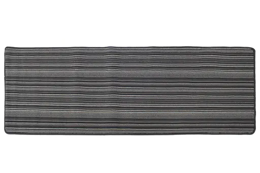 Stripe Grey Runner (L)1.5m (W)0.66m