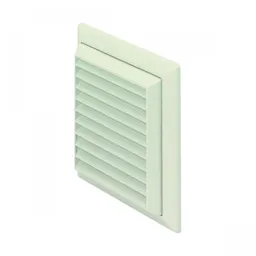 Domus Wall Outlet Louvred Grille White 100mm 44954W