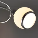 Cherika Chrome effect 3 Lamp Ceiling light
