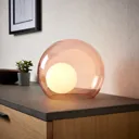 Half Moon Pink Round Table lamp