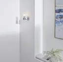 Nicholas Chrome effect Wired Wall light