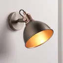 Acrobat Copper & pewter Wired Wall light