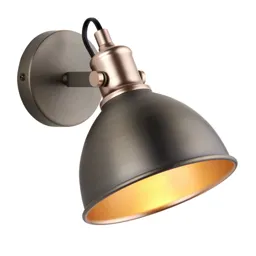 Acrobat Copper & pewter Wired Wall light