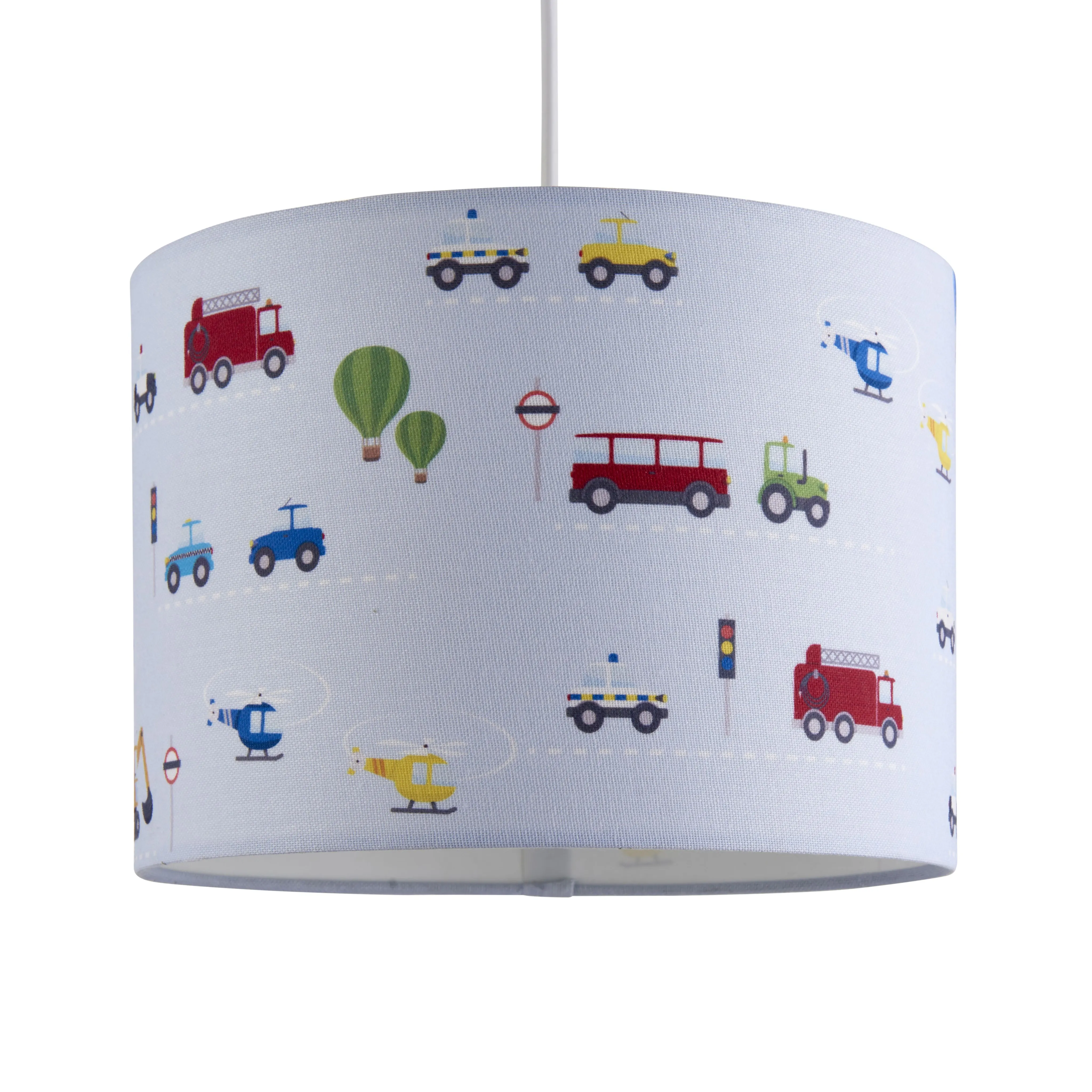 Printed Multicolour Car Light shade (D)250mm