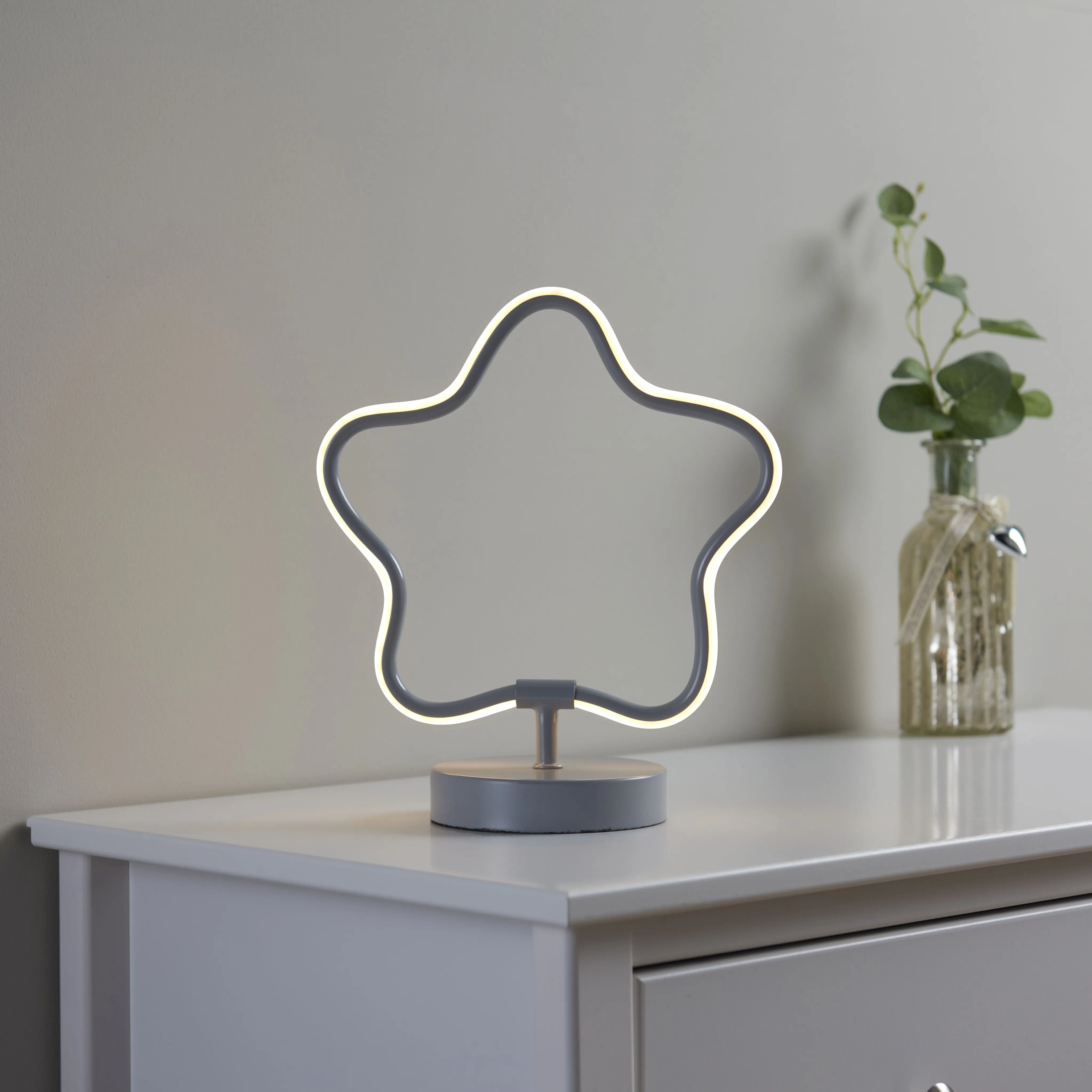 Star Grey LED Table lamp