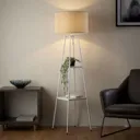 Triton Gloss Neutral Shelf floor lamp