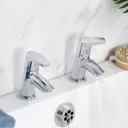 Bristan Divine Chrome effect Sink Pillar Tap