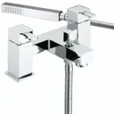 Bristan Quadrato Pillar Bath Shower Mixer Chrome - QD BSM C