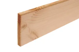 Planed Pine Rounded Skirting board (L)3m (W)94mm (T)12mm, Pack of 5