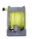 Masterplug 4 socket Grey & green Cable reel, 15m