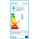 Luceco Matt White Non-adjustable LED Fire-rated Colour changing Downlight 6W IP65