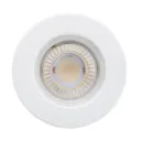 Luceco Gloss White Non-adjustable LED Fire-rated Warm white Downlight 5W IP65, Pack of 4