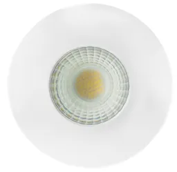 Luceco Matt White Non-adjustable LED Fire-rated Extra warm white Downlight 6W IP65, Pack of 6