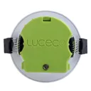 Luceco Matt White Non-adjustable LED Fire-rated Warm white Downlight 6W IP65, Pack of 6