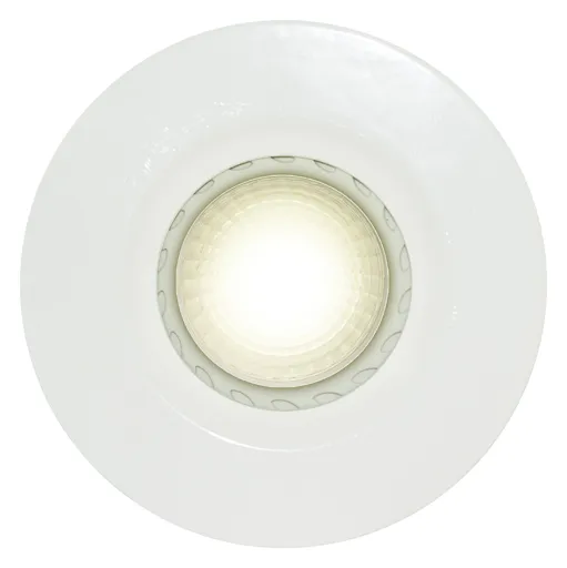 Luceco Matt White Non-adjustable Fire-rated Downlight IP20, Pack of 6