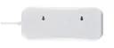 Masterplug 8 socket 13A Surge protected White Extension lead, 2m