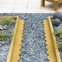Contemporary Double sided Buff Paving edging (H)150mm (W)600mm (T)50mm