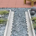 Traditional Scalloped Grey Paving edging (H)150mm (W)600mm (T)50mm