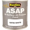 Rustins ASAP All Surface All Purpose Paint - White, 500ml