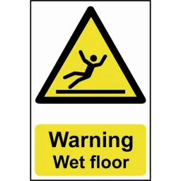 Scan Warning Wet Floor Sign - 200mm, 300mm, Standard