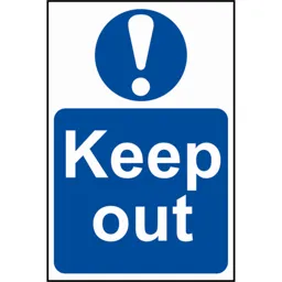 Scan Keep Out Sign - 200mm, 300mm, Standard