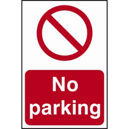 Scan No Parking Sign - 200mm, 300mm, Standard