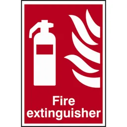 Scan Fire Extinguisher Sign - 200mm, 300mm, Standard