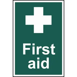 Scan First Aid Sign - 200mm, 300mm, Standard