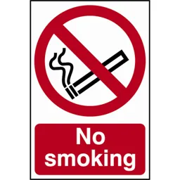 Scan No Smoking Sign - 600mm, 400mm, Standard