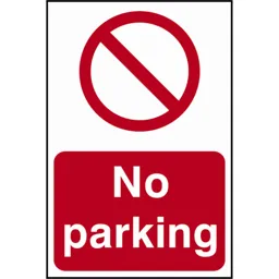 Scan No Parking Sign - 400mm, 600mm, Standard