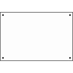 Scan PVC Rigid Backing Board - 600mm, 400mm, Standard