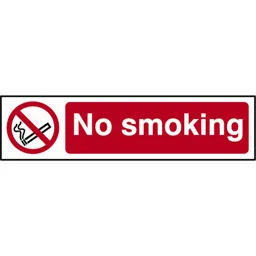 Scan No Smoking Sign - 200mm, 50mm, Standard