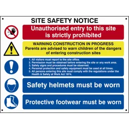 Scan Composite Site Safety Notice - 800mm, 600mm, Standard