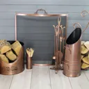 Slemcka Traditional Antique copper effect Steel Storage bucket (H)200mm (D)70mm