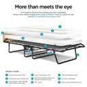 Jay-Be Supreme Small single Foldable Guest bed with Memory foam mattress