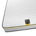 Jay-Be Benchmark S5 Yellow Open Coil & E-Pocket Spring topped with Advance e -Fibre hypoallergenic Water resistant Open coil Small double Mattress