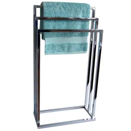 Vale Designs 3-Rail Freestanding Towel Rack Chrome 840 x 450mm