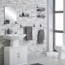 Vale Designs Sparkle 3 Tier Towel Store Black 310 x 427mm