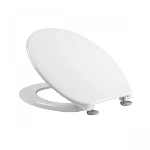 Aspire White Toilet Seat & Cover SS Hinges