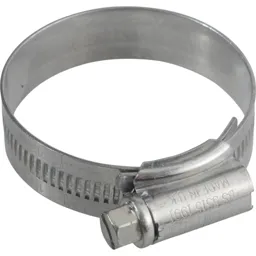 Jubilee Zinc Plated Hose Clip - 32mm - 45mm, Pack of 1
