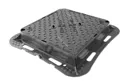 Wrekin D400 Double Tri Ductile Iron Highway Cover & Frame 900x600x100mm