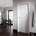 Cottage White Woodgrain effect Internal Panel Door, (H)2040mm (W)826mm (T)40mm